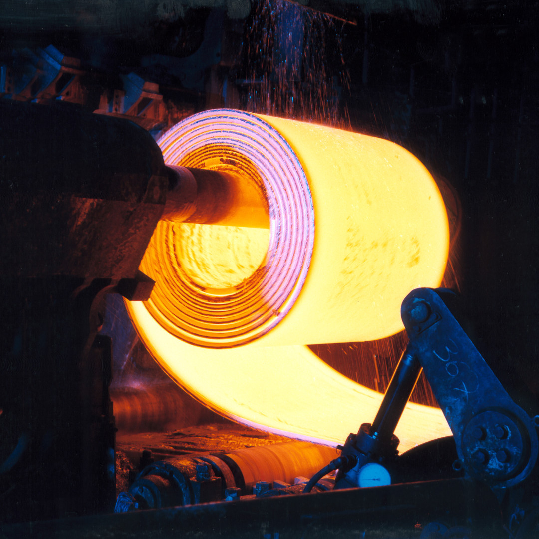 Hot steel coil