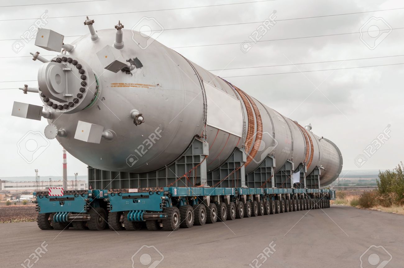 Hydrocracking mega installation Stock Photo